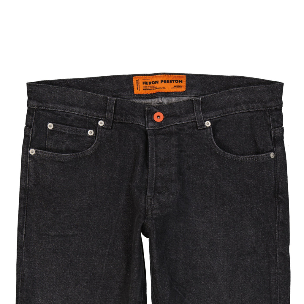 Heron Preston Cotton Denim Slim Jeans Men