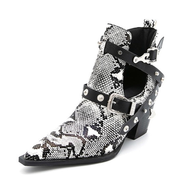 Motorcycle Western Cowboy Boots