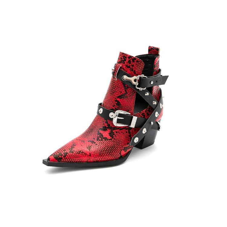 Motorcycle Western Cowboy Boots