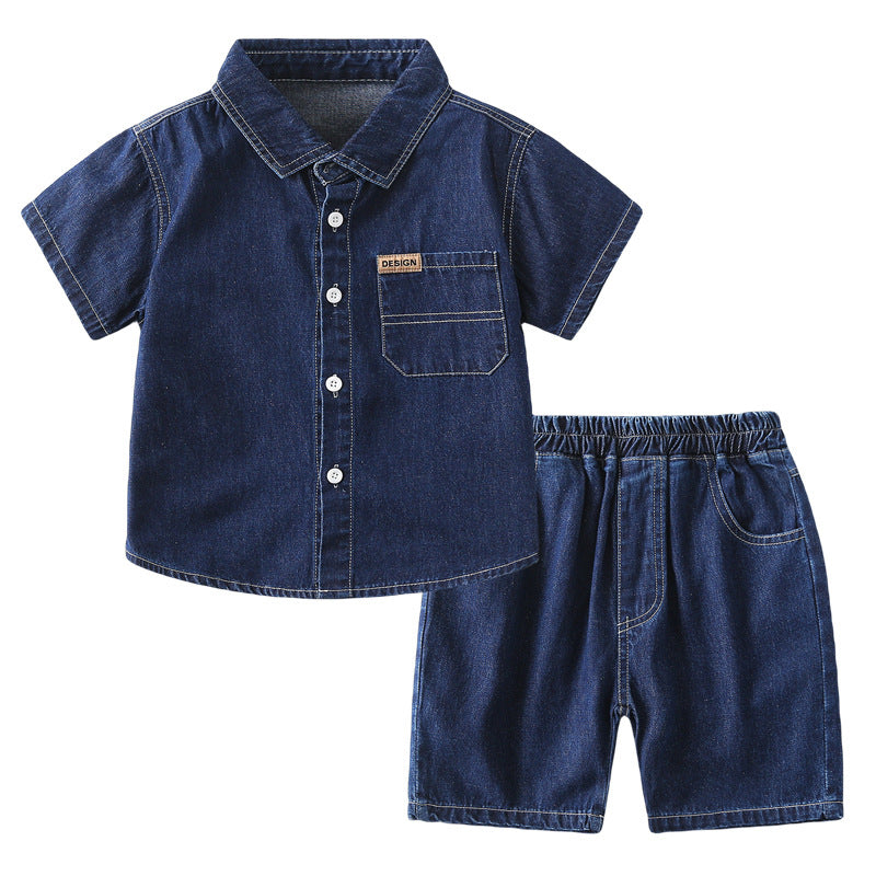 Cowboy short sleeved suit