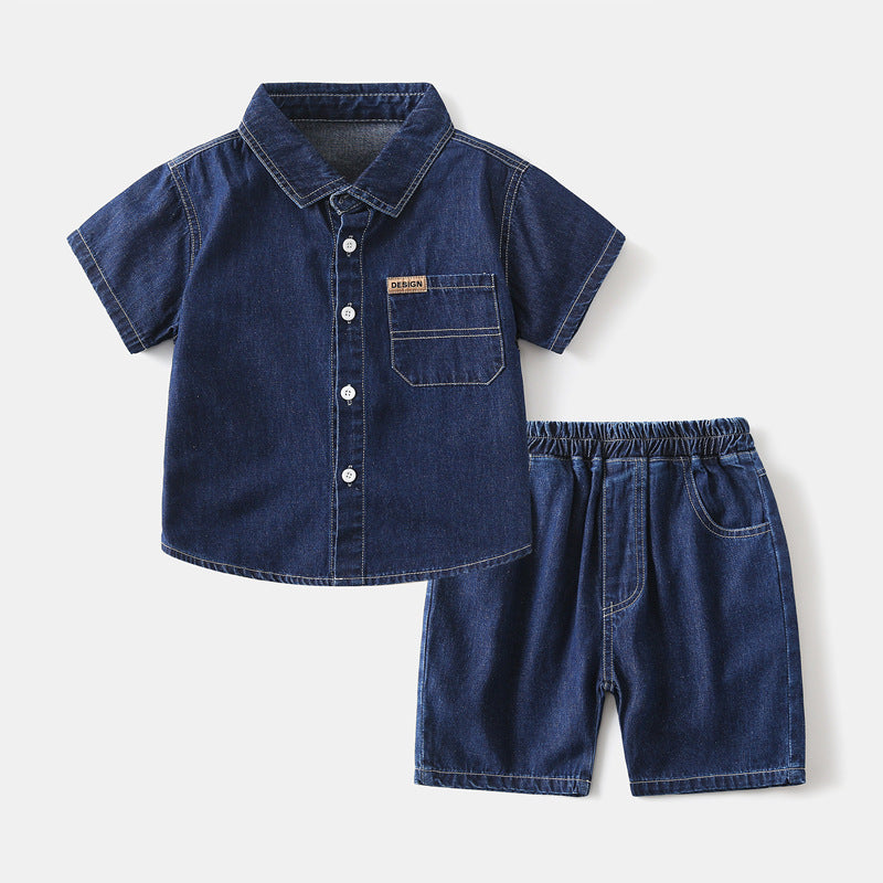 Cowboy short sleeved suit