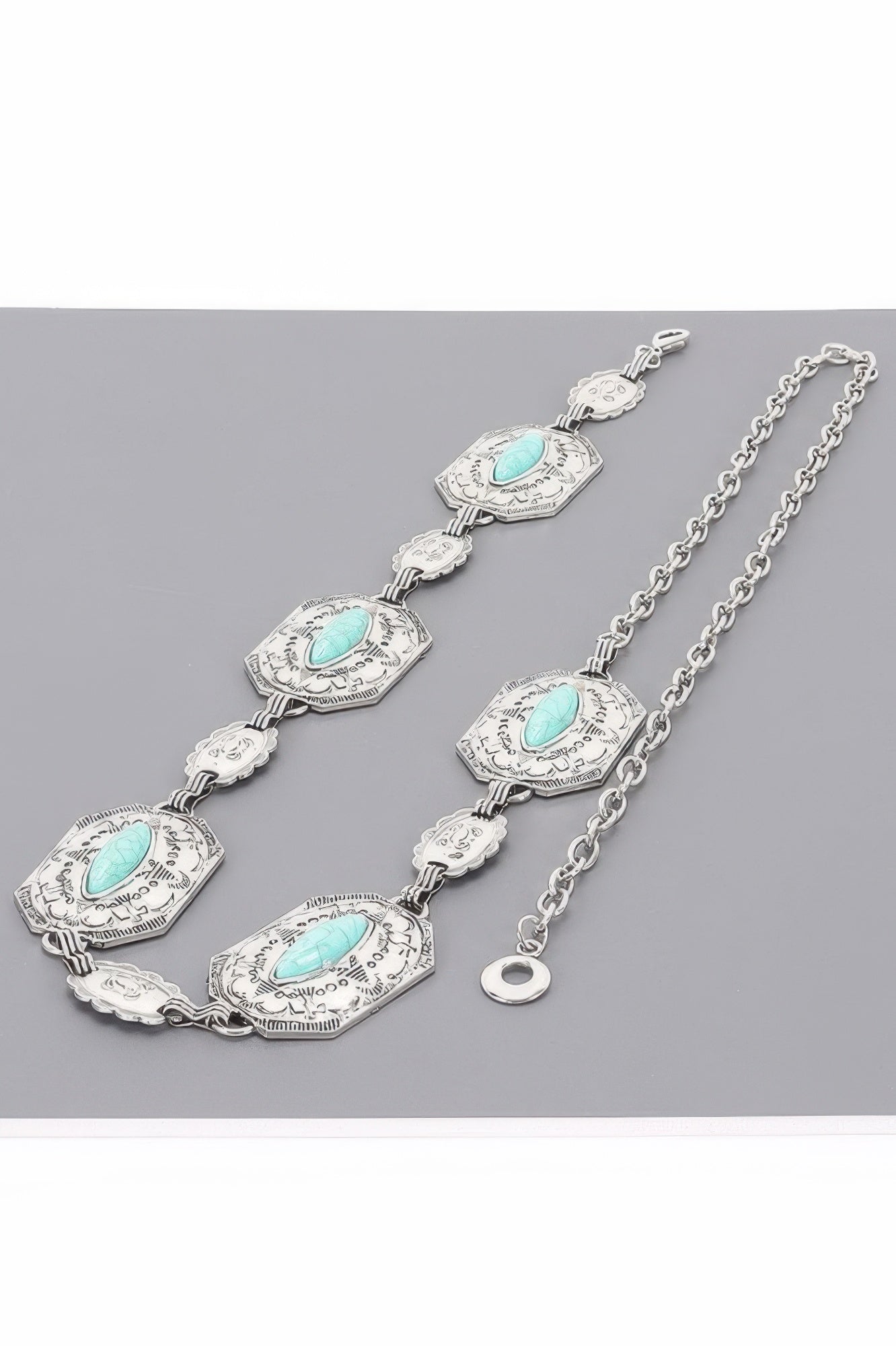 Western Turquoise Chain Belt